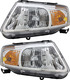 2008-2011 Mazda Tribute Headlights Driver Left and Passenger Right Side Halogen
