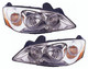 2008-2010 Pontiac G6 Headlights Driver Left and Passenger Right Side Halogen