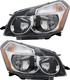 2009-2010 Pontiac Vibe Headlights Driver Left and Passenger Right Side Halogen