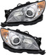 2006 Subaru Impreza Headlights Driver Left and Passenger Right Side Halogen