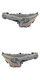 2020-2021 Toyota Corolla Hatchback Headlights Driver Left and Passenger Right Side Halogen