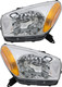 2001-2003 Toyota RAV4 Headlights Driver Left and Passenger Right Side Halogen