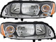 2005-2009 Volvo S60 Headlights Driver Left and Passenger Right Side Halogen