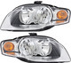 2005-2008 Audi A4 Headlights Driver Left and Passenger Right Side Halogen