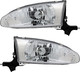 1998-2002 Chevrolet Prizm Headlights Driver Left and Passenger Right Side Halogen