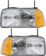 1995-1997 GMC Jimmy Headlights Driver Left and Passenger Right Side Halogen