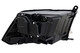 2013-2015 Dodge Ram 3500 Headlights Driver Left and Passenger Right Side Halogen Black Trim
