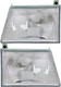 1992-1996 Ford E250 Headlights Driver Left and Passenger Right Side Halogen