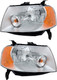 2005-2007 Ford Freestyle Headlights Driver Left and Passenger Right Side Halogen