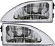 1994-1998 Ford Mustang Cobra Headlights Driver Left and Passenger Right Side Halogen