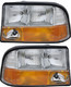 1998-2001 Oldsmobile Bravada Headlights Driver Left and Passenger Right Side Halogen GM2502173,GM2503173