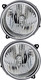 2005-2007 Jeep Liberty Headlights Driver Left and Passenger Right Side Halogen