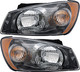 2004-2006 Kia Spectra Headlights Driver Left and Passenger Right Side Halogen