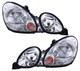 2009 Lexus GS300 Headlights Driver Left and Passenger Right Side Halogen