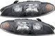 1997-1999 Mitsubishi Eclipse Headlights Driver Left and Passenger Right Side Halogen
