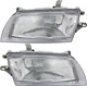 1997-1998 Mazda Protege Headlights Driver Left and Passenger Right Side Halogen