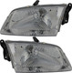 2000-2002 Mazda 626 Headlights Driver Left and Passenger Right Side Halogen