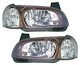 2001 Nissan Maxima Headlights Driver Left and Passenger Right Side Halogen