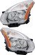 2008-2010 Nissan Rogue Headlights Driver Left and Passenger Right Side HID/Xenon