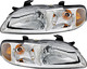2002-2003 Nissan Sentra Headlights Driver Left and Passenger Right Side Halogen