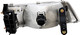 1995-1999 Nissan Sentra Headlights Driver Left and Passenger Right Side Halogen