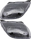 1995-2002 Pontiac Sunfire Headlights Driver Left and Passenger Right Side Halogen