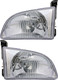 1998-2000 Toyota Sienna Headlights Driver Left and Passenger Right Side Halogen