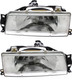 1988-1992 Toyota Corolla Headlights Driver Left and Passenger Right Side Halogen