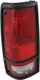 1983-1994 Chevrolet Blazer Tail Light Driver Left Side Black Trim