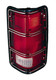 1981-1987 Dodge D150 Tail Light Driver Left Side CH2800117