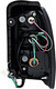2001-2002 Toyota 4Runner Tail Light Driver Left Side