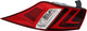 2014-2015 Lexus IS250 Tail Light Driver Left Side