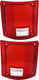 1978-1991 GMC Jimmy Tail Light Driver Left and Passenger Right Side Without Chrome Trim GM2808111