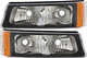 2002-2006 Chevrolet Avalanche Parking Light Driver Left and Passenger Right Side Without Body Cladding