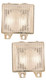 1983-1986 GMC C2500 Parking Light Driver Left and Passenger Right Side For Models With Dual Headlights