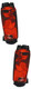 1984-1986 Dodge Ram Van Tail Light Driver Left and Passenger Right Side