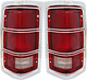 1981-1987 Dodge Trailduster Tail Light Driver Left and Passenger Right Side