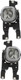 2008-2010 Ford F250 Fog Light Driver Left and Passenger Right Side