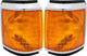 1987-1991 Ford F150 Corner Light Driver Left and Passenger Right Side With Chrome & Black Trim