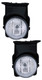 2005-2007 GMC Sierra 1500 Fog Light Driver Left and Passenger Right Side