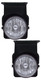 2003-2004 GMC Sierra 1500 Fog Light Driver Left and Passenger Right Side