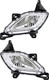 2011-2014 Hyundai Genesis Sedan Fog Light Driver Left and Passenger Right Side