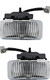 1997-2001 Jeep Cherokee Fog Light Driver Left and Passenger Right Side