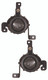 2012-2013 Kia Rio 5 Fog Light Driver Left and Passenger Right Side
