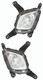 2016-2018 Kia Sorento SX Fog Light Driver Left and Passenger Right Side