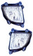 2005 Kia Sportage Fog Light Driver Left and Passenger Right Side