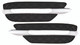 2012 Mercedes Benz C Class Fog Light Trim Driver Left and Passenger Right Side Excluding AMG