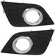 2016-2018 Nissan Sentra Fog Light Trim Driver Left and Passenger Right Side With Fog Light Hole
