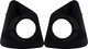 2014 Toyota Corolla Fog Light Cover Driver Left and Passenger Right Side With Fog Light Hole