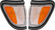 1995-1997 Toyota Tacoma For Four Wheel Drive Only Corner Light Driver Left and Passenger Right Side TO2520144